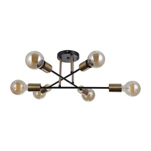 Lampa wisząca Formio  PND-4052-6-BL-HBR Italux