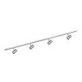 Zestaw szynowy Marvi TR Jazz SN  911408-4-SN-SET Italux