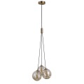 Lampa wisząca Perlos  PND-54456-3-HB-AMB Italux