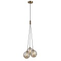Lampa wisząca Perlos  PND-54456-3-HB-AMB Italux