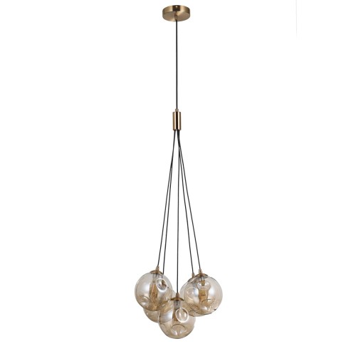 Lampa wisząca Perlos  PND-54456-5-HB-AMB Italux