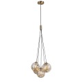 Lampa wisząca Perlos  PND-54456-5-HB-AMB Italux