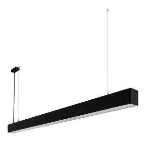 Lampa wisząca liniowe Traversi Suspended 114 Black 3000K  Italux