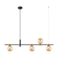 Lampa wisząca Bletter  PND-5225-4-BK-AMB Italux