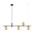 Lampa wisząca Bletter  PND-5225-4-BK-AMB Italux