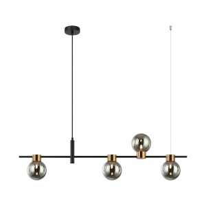 Lampa wisząca Bletter  PND-5225-4-BK-SG Italux