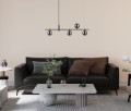 Lampa wisząca Bletter  PND-5225-4-BK-SG Italux