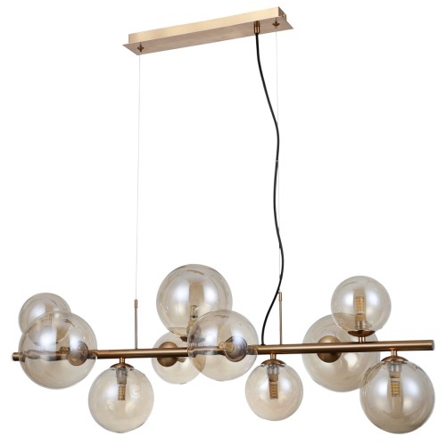 Lampa wisząca Canello  PND-406007-10-HBR Italux
