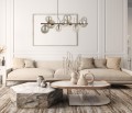 Lampa wisząca Canello  PND-406007-10-HBR Italux