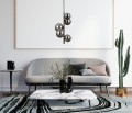 Lampa wisząca Canello  PND-406007-V5A-BCR Italux