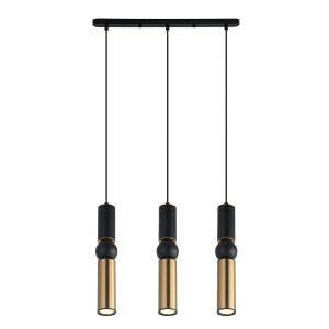 Lampa wisząca Isidora  PND-14290-3A-BK-BRO Italux