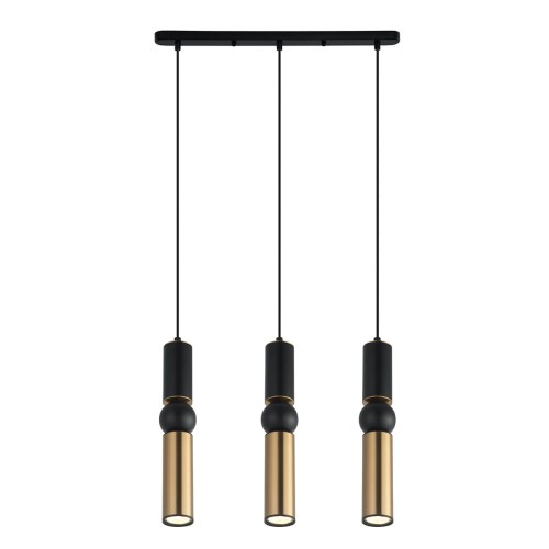 Lampa wisząca Isidora  PND-14290-3A-BK-BRO Italux