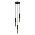 Lampa wisząca Isidora  PND-14290-3-BK-BRO Italux