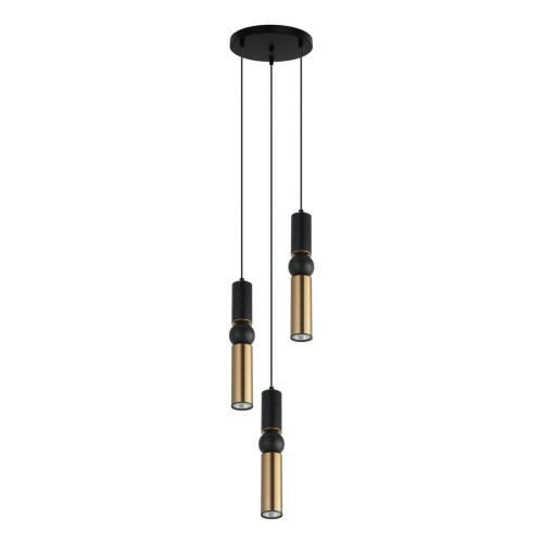 Lampa wisząca Isidora  PND-14290-3-BK-BRO Italux