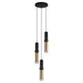 Lampa wisząca Isidora  PND-14290-3-BK-BRO Italux