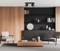 Lampa sufitowa Karlota  SPL-31959-2B-BK Italux