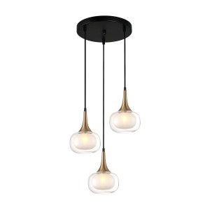 Lampa wisząca Konila  PND-99709-3A-BRO-CL Italux
