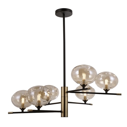 Lampa wisząca Mesta  PND-58856-6-MB-AB Italux