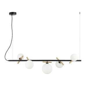 Lampa wisząca Reverso  PND-5622-5-BK-W Italux