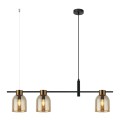 Lampa wisząca Servio  PND-66892-3-BK-AMB Italux