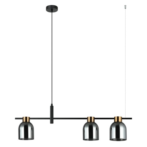 Lampa wisząca Servio  PND-66892-3-BK-SG Italux