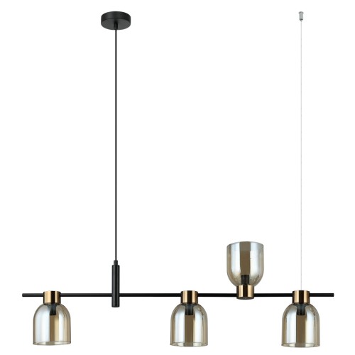 Lampa wisząca Servio  PND-66892-4-BK-AMB Italux