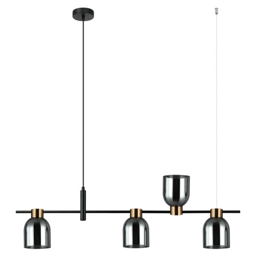 Lampa wisząca Servio  PND-66892-4-BK-SG Italux