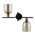 Kinkiet Servio  WL-66892-2A-BK-AMB Italux