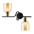Kinkiet Servio  WL-66892-2A-BK-AMB Italux