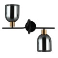 Kinkiet Servio  WL-66892-2A-BK-SG Italux