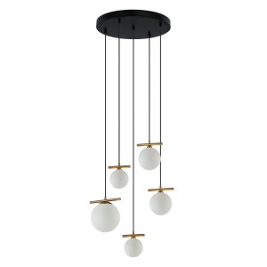 Lampa wisząca Merseta  PND-463325A-BRO+W Italux