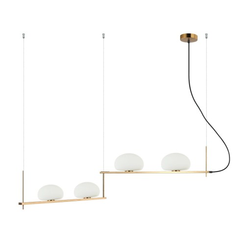 Lampa wisząca Kernio  PND-357784-BRO+W Italux