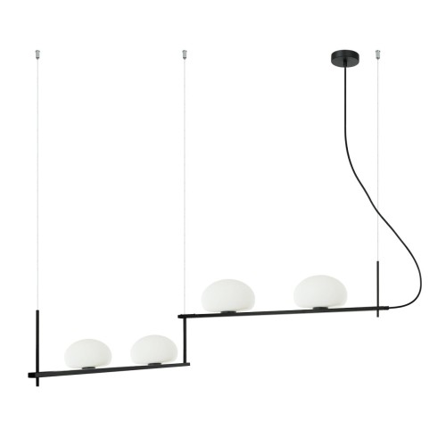 Lampa wisząca Kernio  PND-357784-BK+W Italux