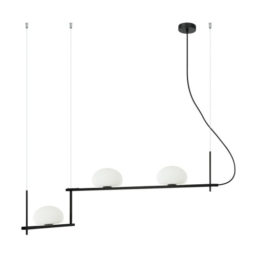Lampa wisząca Kernio  PND-357783-BK+W Italux
