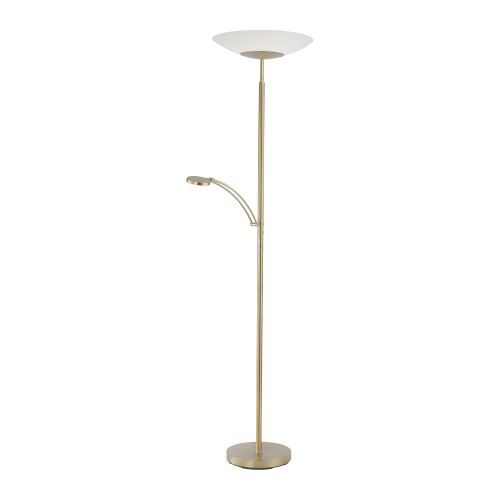 Lampa podłogowa stojąca ALFRED 2 - punktowa mosiądz matowy PaulNeuhaus - 655-60