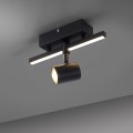 Lampa sufitowa BARIK 2 - punktowa czarny PaulNeuhaus - 6523-18