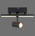 Lampa sufitowa BARIK 2 - punktowa czarny PaulNeuhaus - 6523-18