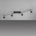 Lampa sufitowa BARIK 5 - punktowa czarny PaulNeuhaus - 6525-18