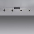 Lampa sufitowa BARIK 5 - punktowa czarny PaulNeuhaus - 6525-18