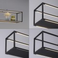 Lampa wisząca sufitowa CONTURA 4 - punktowa czarny PaulNeuhaus - 2441-18