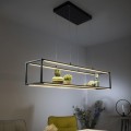 Lampa wisząca sufitowa CONTURA 4 - punktowa czarny PaulNeuhaus - 2441-18