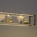 Lampa wisząca sufitowa CONTURA 4 - punktowa czarny PaulNeuhaus - 2441-18