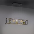 Lampa wisząca sufitowa CONTURA 4 - punktowa czarny PaulNeuhaus - 2441-18