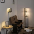 Lampa podłogowa stojąca CONTURA 4 - punktowa czarny PaulNeuhaus - 401-18