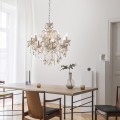 Lampa wisząca sufitowa GRACIA 8 - punktowa szampański PaulNeuhaus - 3081-97