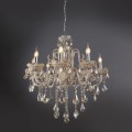Lampa wisząca sufitowa GRACIA 8 - punktowa szampański PaulNeuhaus - 3081-97