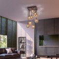 Lampa sufitowa GRETA 9 - punktowa rdzawy PaulNeuhaus - 6238-48
