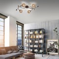 Lampa sufitowa GRETA 4 - punktowa rdzawy PaulNeuhaus - 6395-48