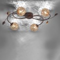 Lampa sufitowa GRETA 4 - punktowa rdzawy PaulNeuhaus - 6395-48