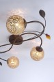 Lampa sufitowa GRETA 4 - punktowa rdzawy PaulNeuhaus - 6395-48